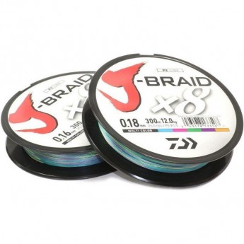 Шнур DAIWA J-Braid X8 0,42мм 300м multicolor Шнур DAIWA J-Braid X8 0,42мм 300м multicolor
